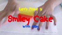 Play Doh Smiley Cake for kids | Cool Baker Magic Mixer Cupcakes and Brownies