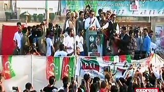 Imran Khan in Karachi