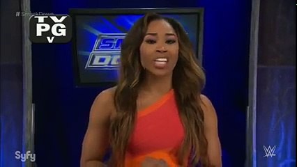WWE SmackDown 03.05.15 Cameron, Summer Rae & Eva Marie Segment (720p)