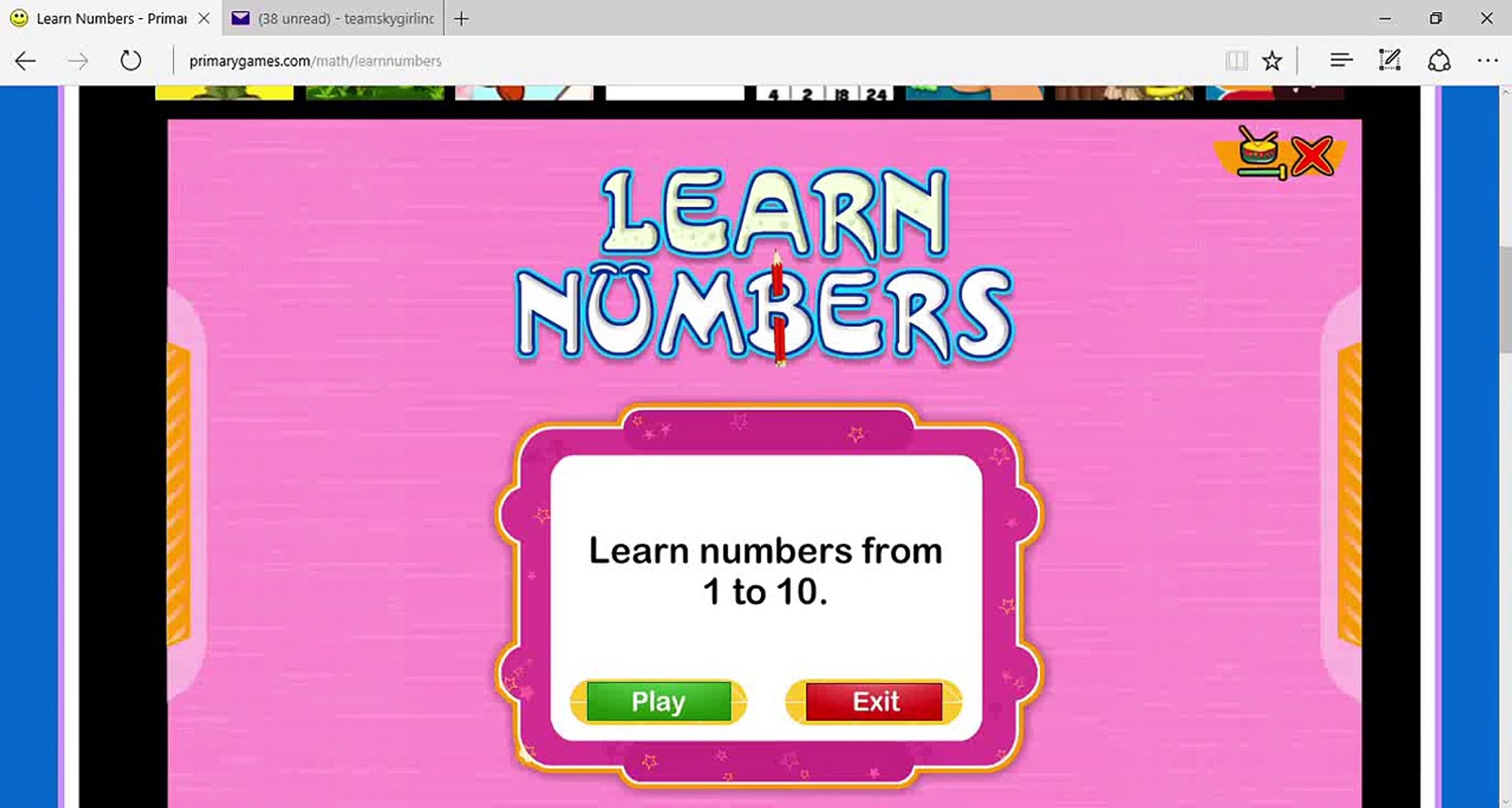 LEARN NUMBERS LEARNING EDUCATIONAL ONLINE GAME FOR PRESCHOOL KIDS