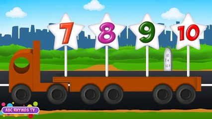 Learning Number Counting for Kids   Truck Numbers for Kids