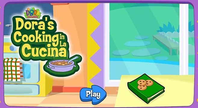 Doras cooking in La Cucina – Dora The Explorer Baby Games - Dora Game for Children