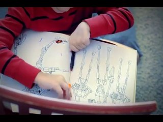 ASMR Child Art 7 - Markers, Whispering, and a Coloring Book