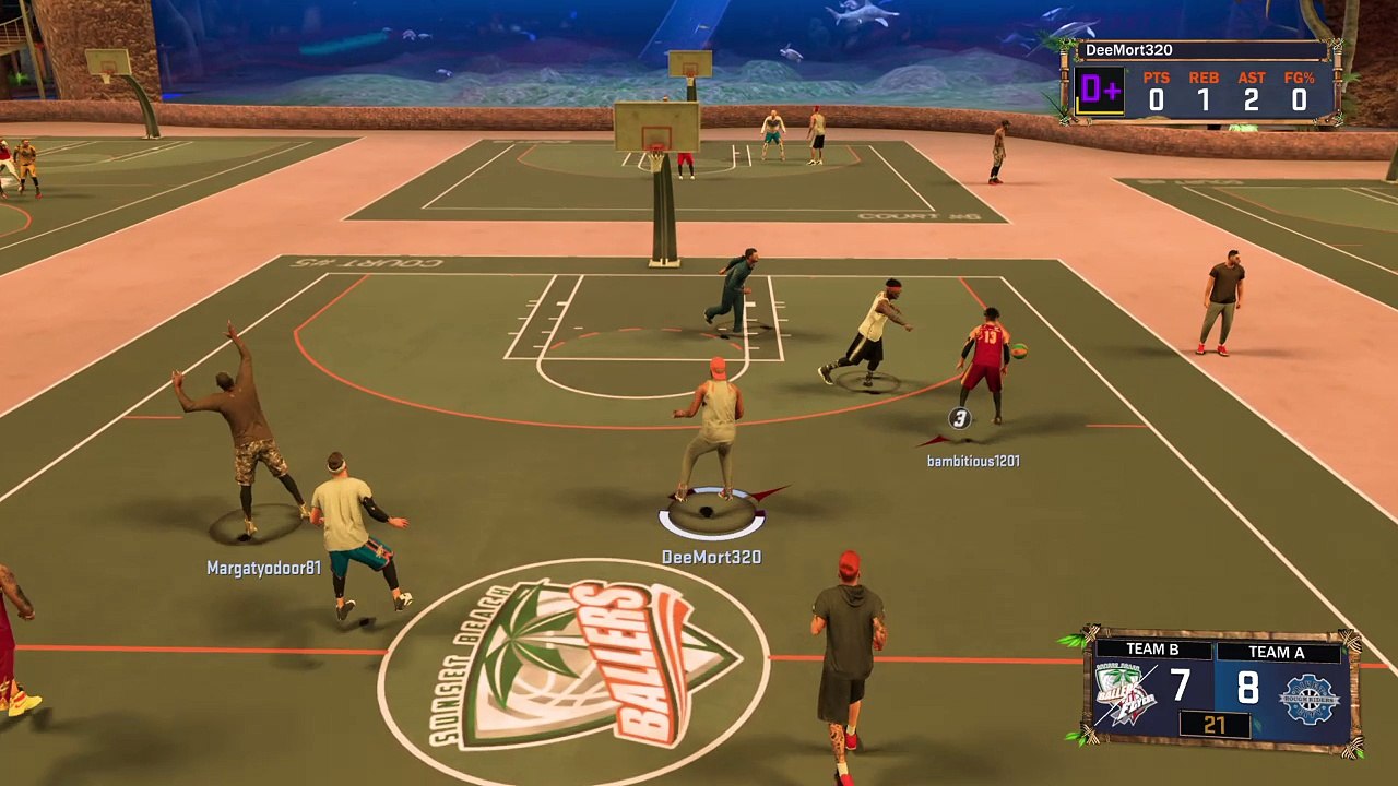 NBA 2K17 glitched out match