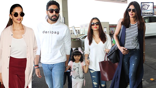 Bollywood Celebs Leave For New Year Celebrations | Aishwarya Rai | Priyanka Chopra
