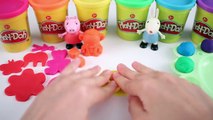Learn Colors with Talking Toys, Play Doh Modeling Clay Creative Art Fun for Kids and Peppa Pig