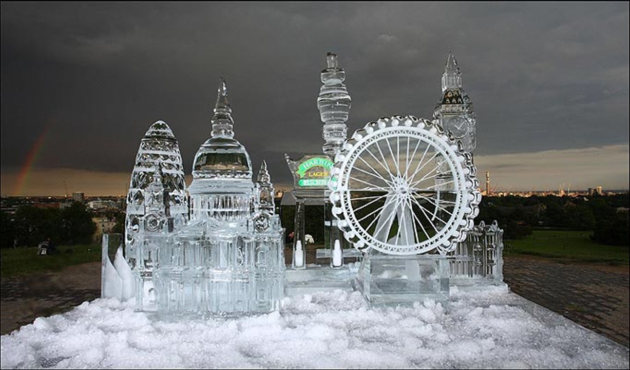 Artists create incredible structures at the 2016 International Ice and Snow Sculpture Festival