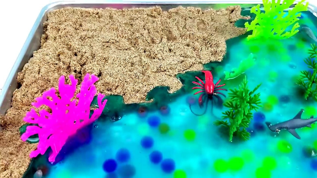 Learn Learning Sea Animals Names Kids Children Toddler Toys Video Shark Attack Hand Puppet Toy Fun