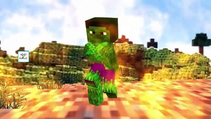 Hulk Finger Family Songs for Children | Minecraft Hulk | Finger Family Hulk Cartoon Songs for Kids