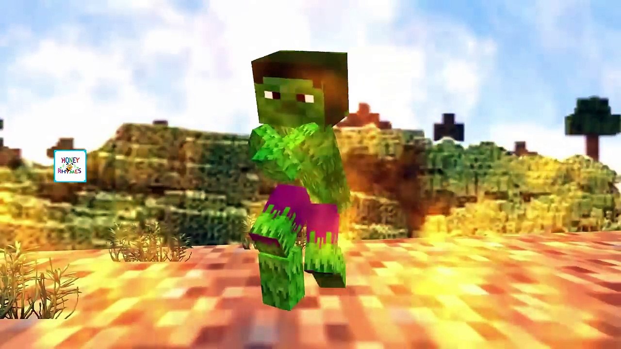 Hulk Finger Family Songs for Children | Minecra...