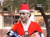 Shiney Ahuja and Julia Bliss celebrate Christmas with children at city orphanage