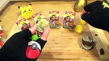 Pokemon Chocolate Surprise Eggs - Pikachu Powers Up Hidden Eggs