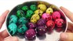 DIY How To Make Coloring Birds Mini Easter Egg Ball Learn Colors Slime Play Doh Toy Surprise Toys