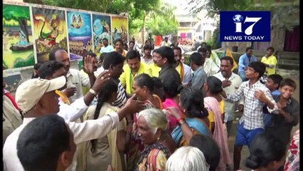 TDP MLA Cycle rally about people suffering from Aqva Food Park