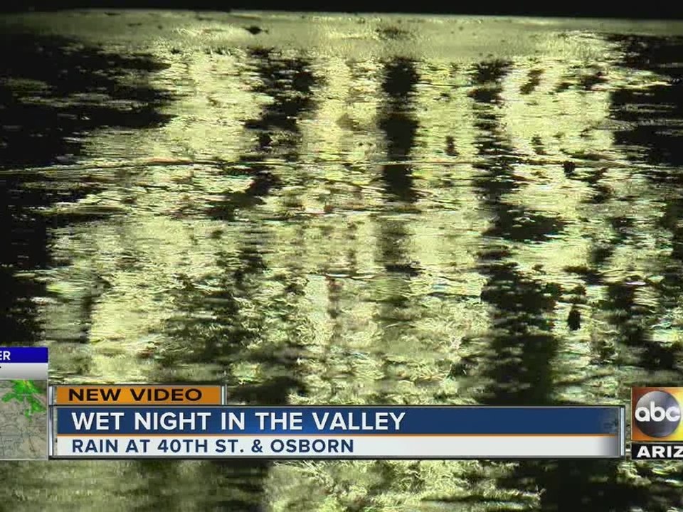 Rain hitting the Valley with 2 storms approaching
