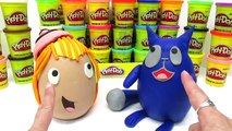 PEG   CAT!! 2 Play-Doh Surprise Eggs!! Peg Plus Cat Counting Play-Doh Cans!!