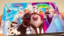 Disney Frozen Puzzle Game: Unboxing & Playing. Ghép hình Frozen.
