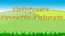 Children's Favorite Animals - Learning English Animal Names   Kids Learning Videos
