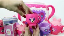 Minnie Mouse Bow tique Play Doh Tea Playset Disney Junior Mickey Mouse Toys Juego de Té Plastilina