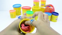 Shark Vs Crocodile Play Doh Toys for Kids | Color Fish Play Doh Toys Creation Videos
