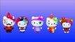 Kitty Finger Family Funny Cartoon Nursery Rhymes | Hello Kitty Vs Red Hulk Cartoons for Kids Songs