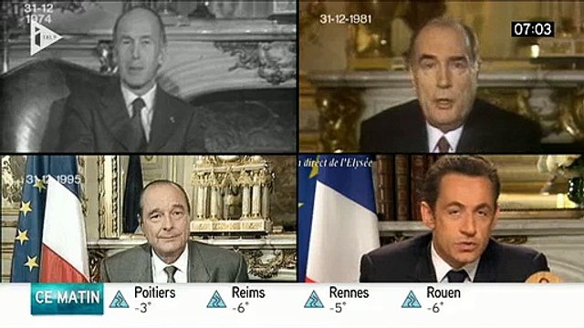 Revivez les voeux les marquants et les plus émouvants des Présidents de la République au fil des années