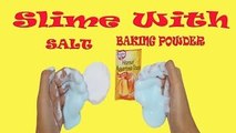 DIY Shampoo Slime with Salt , Baking Powder , Super Easy