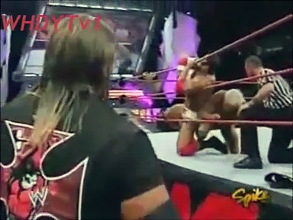 WWE Batista vs Ric Flair w_ Triple H (RAW 2005)