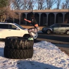 Ca c'est de l'entrainement... Dingue!