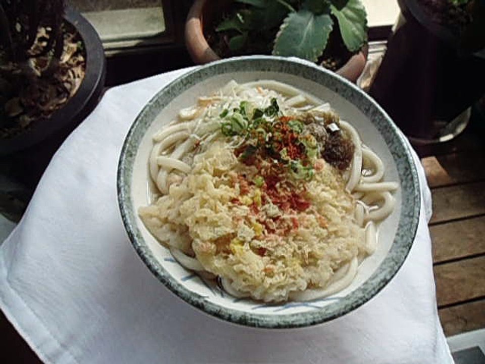 Tempura udon Japanese food 天ぷらうどん