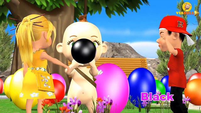 Kids Learning Colors Songs W Baby Boy Color Balloons for Children Dinosaur Cartoons Kids Songs