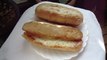 Cheese sandwich of hot dog bun  Japanese food コッペパンのチーズサンド