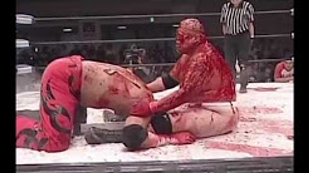 18+ World's Bloodiest Matches #1- BJW Abdullah Kobayashi vs Shuji Ishikawa