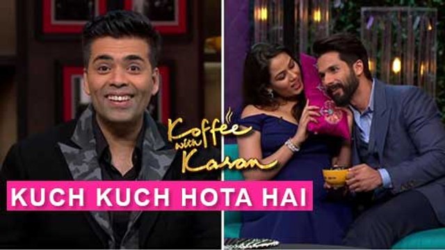 Shahid Kapoor & Mira Rajput Get UNCOMFORTABLE On Karan Johar's Question On Sex Koffee With Karan 5