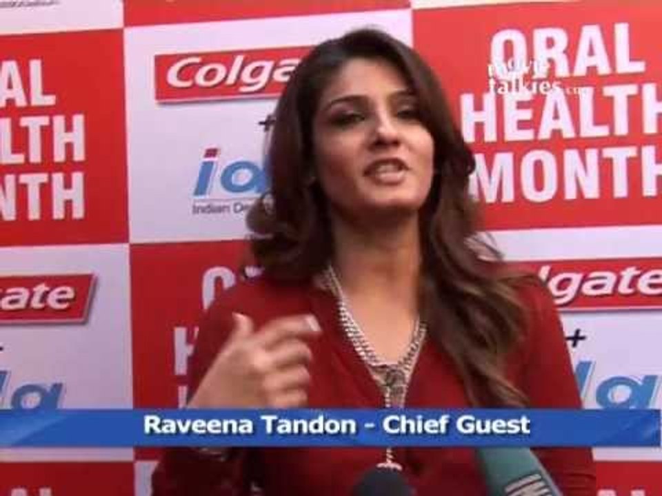 Raveena Tandon Launches 'Oral Health Month' 'Zero Cavities Campaign