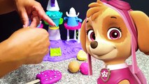 Teaching Numbers to Preschoolers: Play Doh Popsicle Surprise Paw Patrol Skye Learn Colors