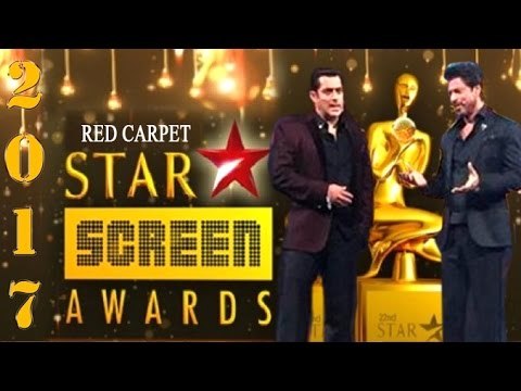 LIVE Star Screen Awards 2017 Red Carpet Full Video HD - Salman Khan,Shahrukh Khan
