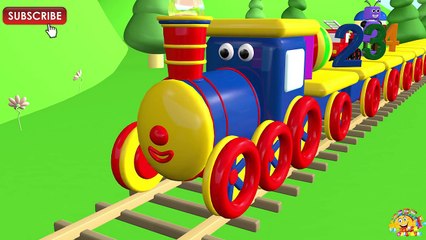Educational Cartoons for Kids We Learn English Numbers 1-10 with Train Dehn VIDEO FOR CHILDREN