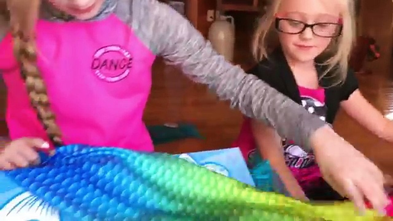 Princess Ella and play doh girl open new mermaid tails/second pointe class and lots more vlog 14