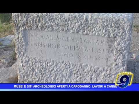 Musei e siti archeologici aperti, lavori a Canne
