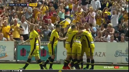 Buhagiar Fantastic Goal - Central Coast Mariners vs Melbourne City 1-1  31-12-2016 (HD)