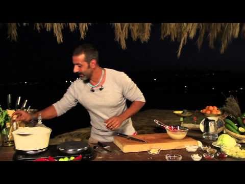 كبسة أرز بالجمبرى - سلاطة طحينة - سلاطة بطاطس مسلوقة بالأنشوجة | شبكة وصنارة حلقة كاملة