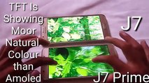 Samsung Galaxy J7 Prime Display TFT Test Compare With J7 Super Amoled