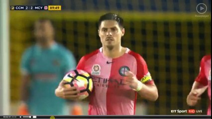Central Coast Mariners vs Melbourne City 2-2 Fornaroli Penalty Goal 31-12-2016 (HD)
