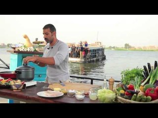 سيزر سلاط بالجمبرى - مكرونة ريجاتونى بالبروكلي | شبكة وصنارة حلقة كاملة