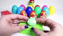 Angry Birds Surprise Eggs Play Doh Angry Birds Überraschung Eier Huevos Sorpresa Toy Videos