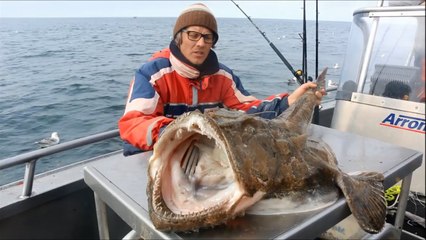 How To Fillet Monkfish | Fillting BIG Mouth Fish | Scary Fish