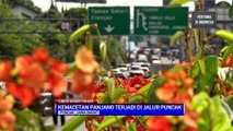 Petugas Berlakukan Rekayasa Lalin di Jalur Puncak Bogor