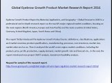 Global Eyebrow Growth Product Market Research Report 2016