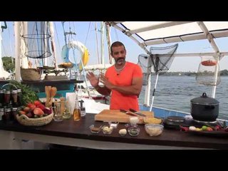 طاجن سمك ثعبان بالصوص الأحمر - مكرونة بنا بالجمبرى | شبكة وصنارة حلقة كاملة